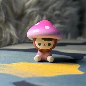 Pop Bean Mushroom Elf Series - Pucky Rose Parasol Mushroom